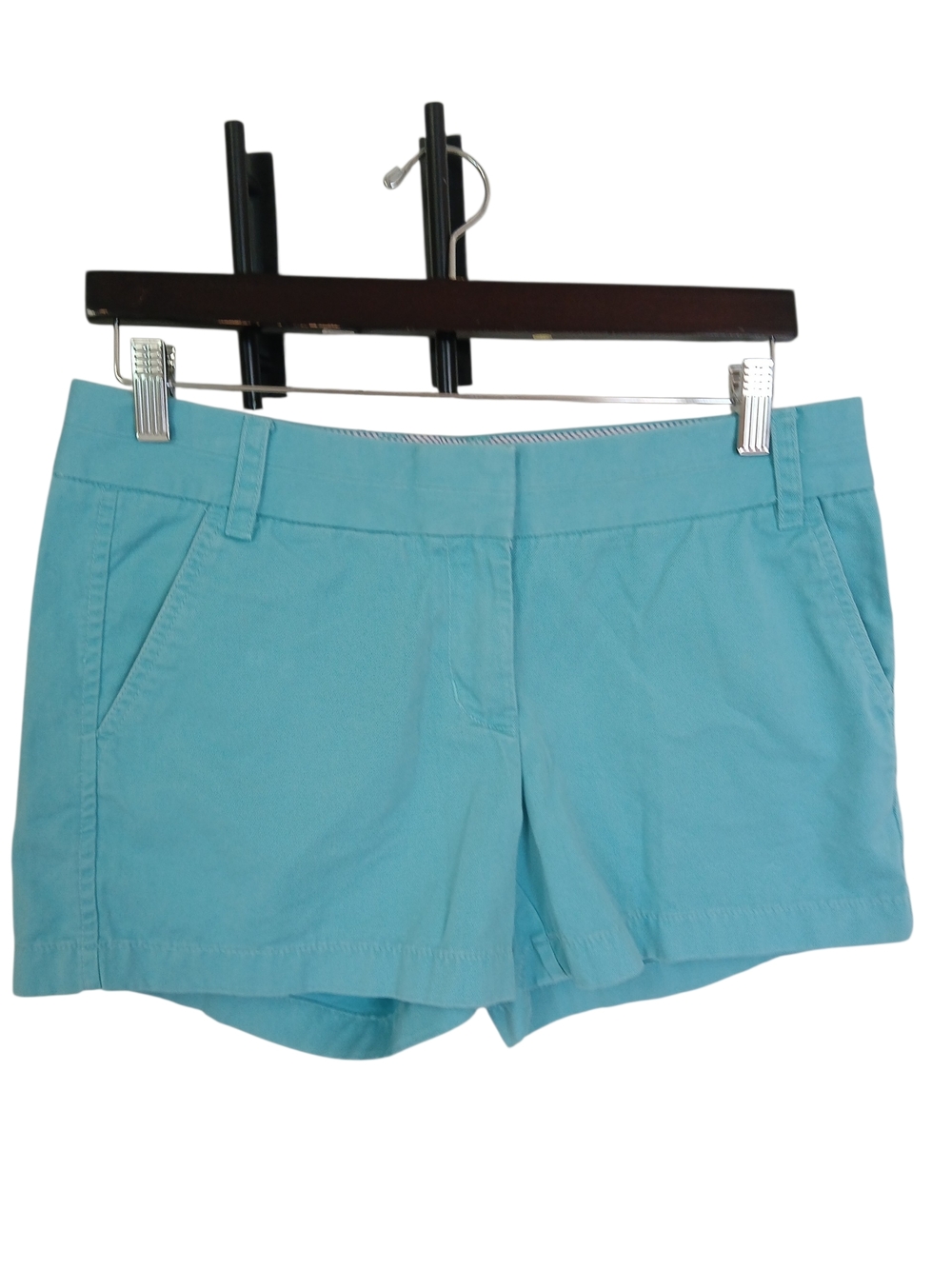 J. Crew 3" Aqua Cotton Chino Bermuda Shorts